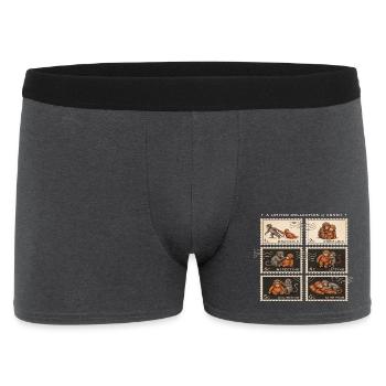 Tampons Bébé Singe Punch - Boxer Homme - charbon - Devant