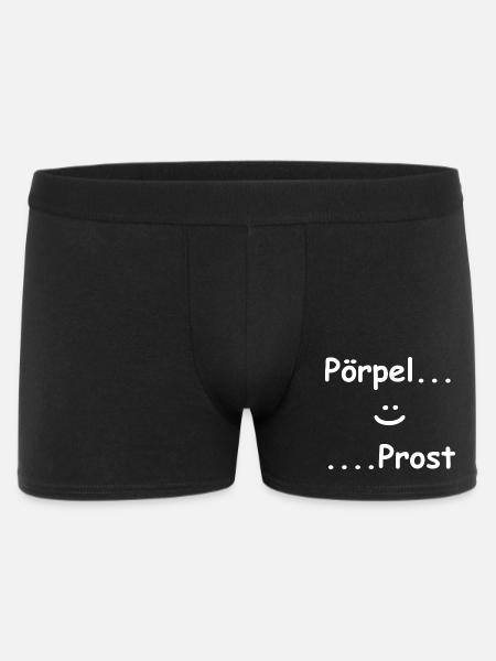 PörpelProst - Männer Boxer Shorts - Schwarz