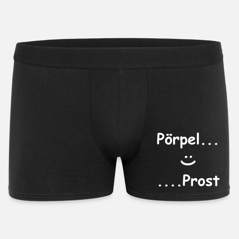 PörpelProst - Männer Boxer Shorts - Schwarz
