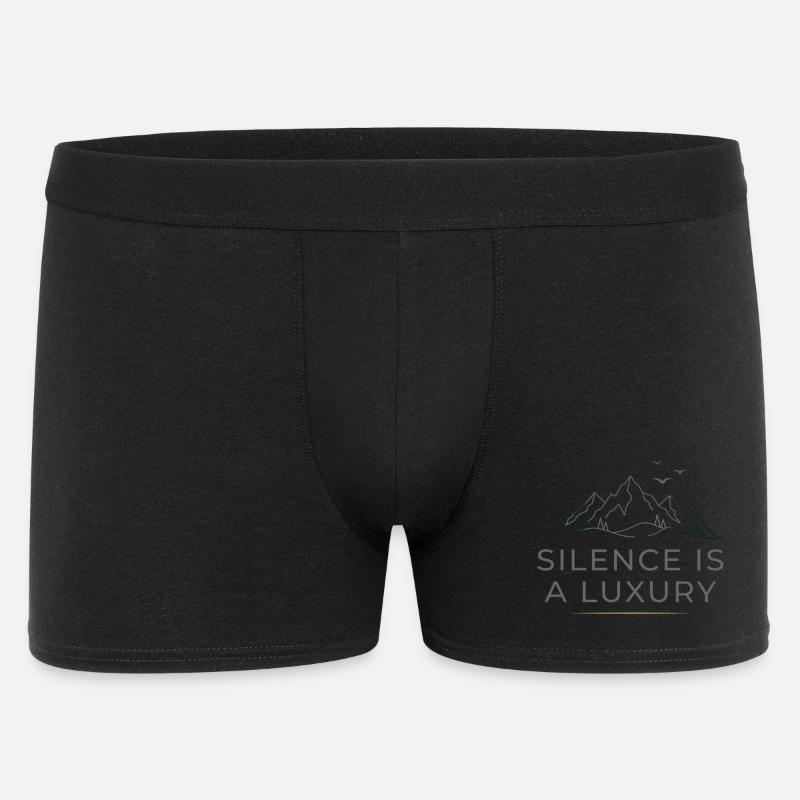 Tranquility is luxury - Men's Boxer Shorts - black