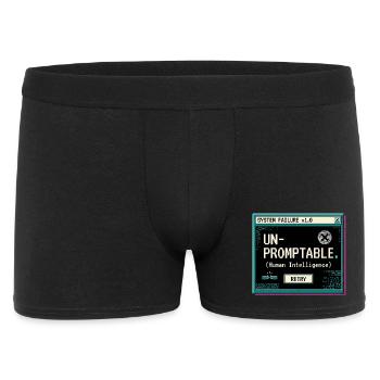 Unpromtable - Men's Boxer Shorts - black - Front
