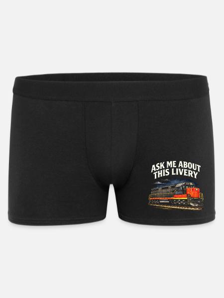 Ask Me About Paint | Railways - Men's Boxer Shorts - black
