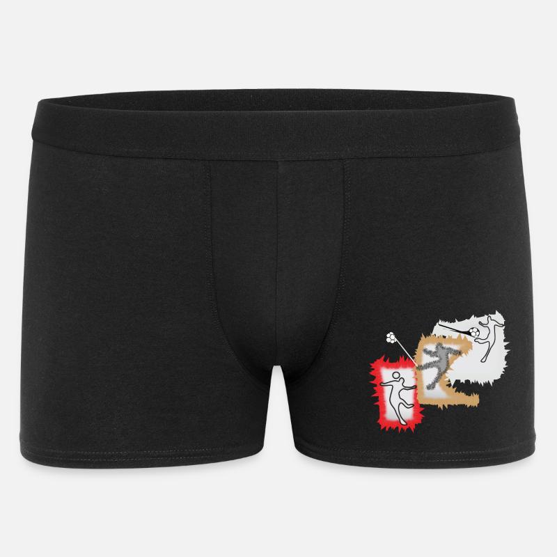Dynamischer Ballspieler - Männer Boxer Shorts - Schwarz