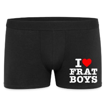 J’aime les garçons de fraternité - Boxer Homme - noir - Devant