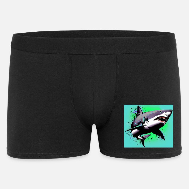 Requin - Boxer Homme - noir