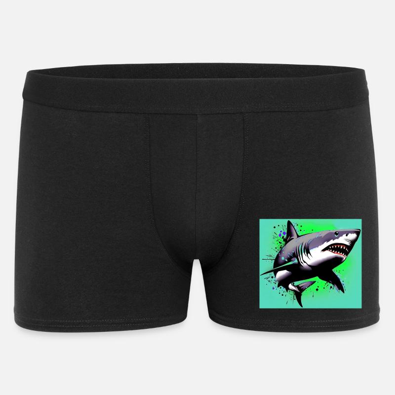 Requin - Boxer Homme - noir