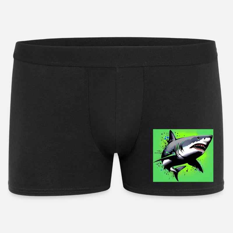 Requin - Boxer Homme - noir