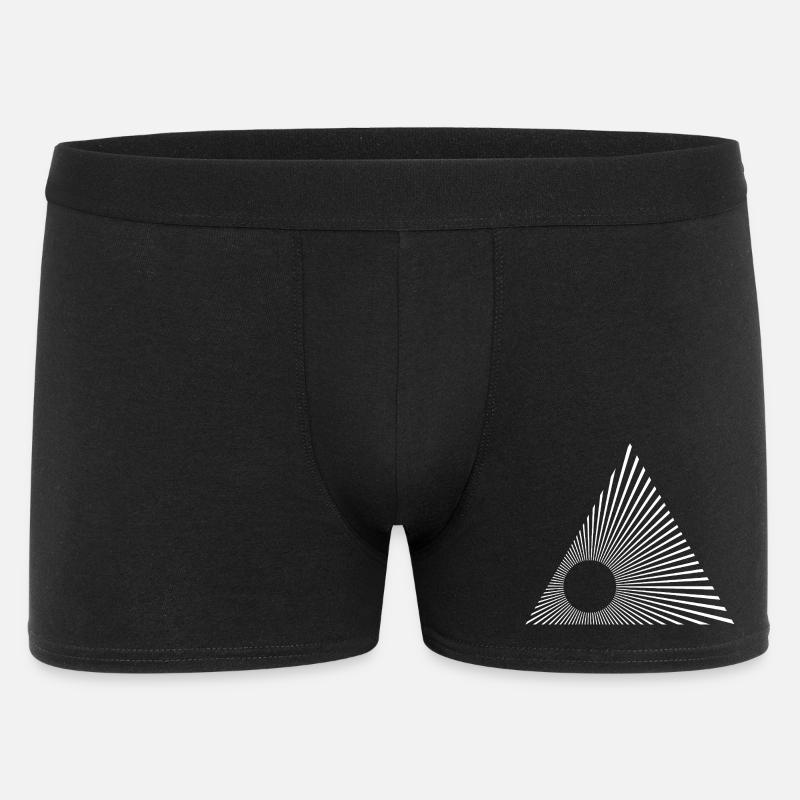 Radiant Triangle Rays - Men's Boxer Shorts - black