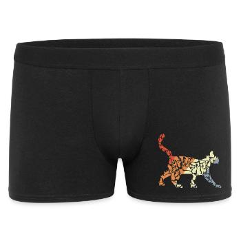 Croquis de chat vintage - Boxer Homme - noir - Devant