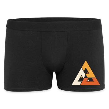Valknut - Vikings, Odin, Valhalla, dieux nordiques - Boxer Homme - noir - Devant