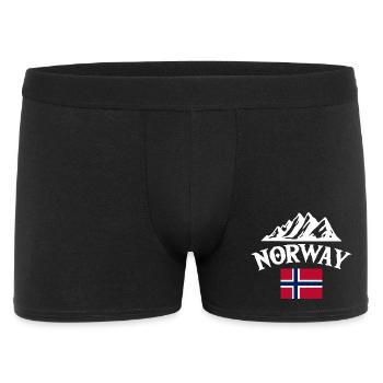Vacances en Norvège dans les fjords de Norge Voyage en Scandinavie - Boxer Homme - noir - Devant