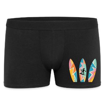 HOZGOR Retro-Boards - Männer Boxer Shorts - Schwarz - Vorne