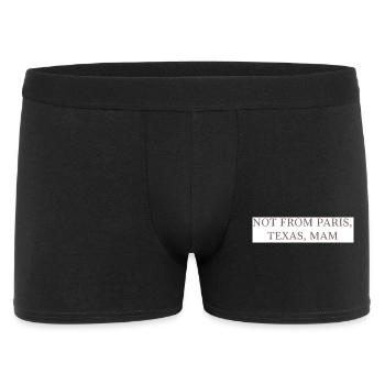 Pas de Paris, Texas, maman ! - Boxer Homme - noir - Devant