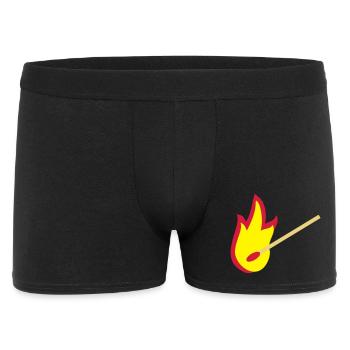 fire - Men's Boxer Shorts - black - Front