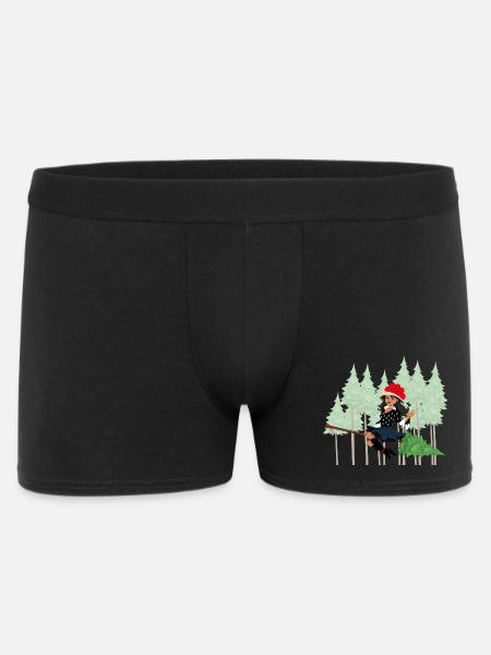 Balai Bollenhut sorcier moderne de la Forêt-Noire - Boxer Homme - noir
