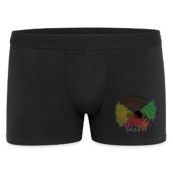 A very beautiful face drawing of a man the best - Men's Boxer Shorts - black - Front