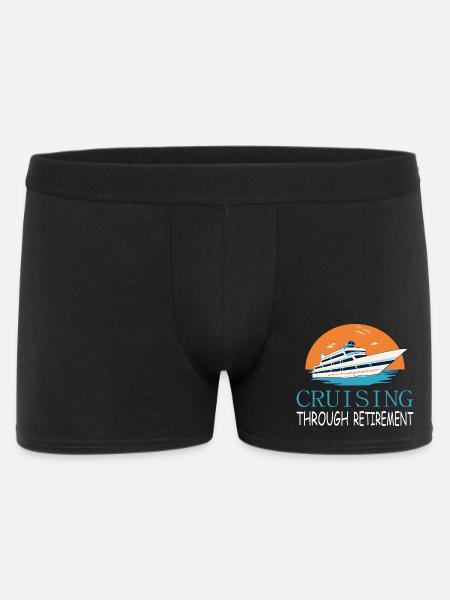 Cruise through retirement - Men's Boxer Shorts - black