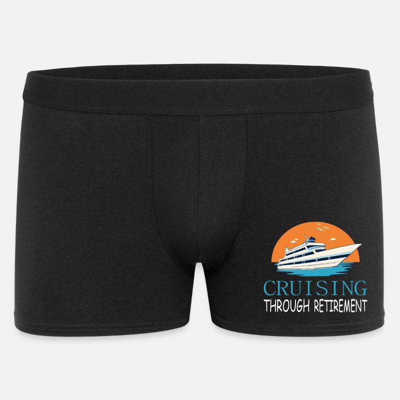 Croisière jusqu’à la retraite - Boxer Homme - noir