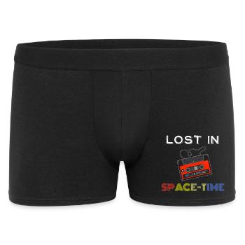 Lost in space time cadeau vintage homme femme - Boxer Homme - noir - Devant