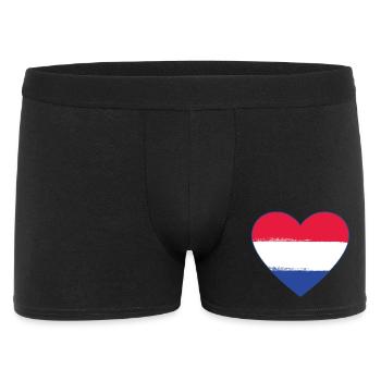Holland Flag Heart used - Men's Boxer Shorts - black - Front