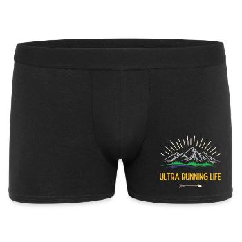 Ultra Running Life - Men's Boxer Shorts - black - Front