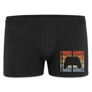 Game Developer Saying - Men's Boxer Shorts - black - Front