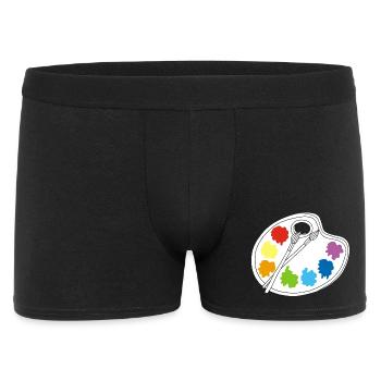 Artist (white) - Men's Boxer Shorts - black - Front