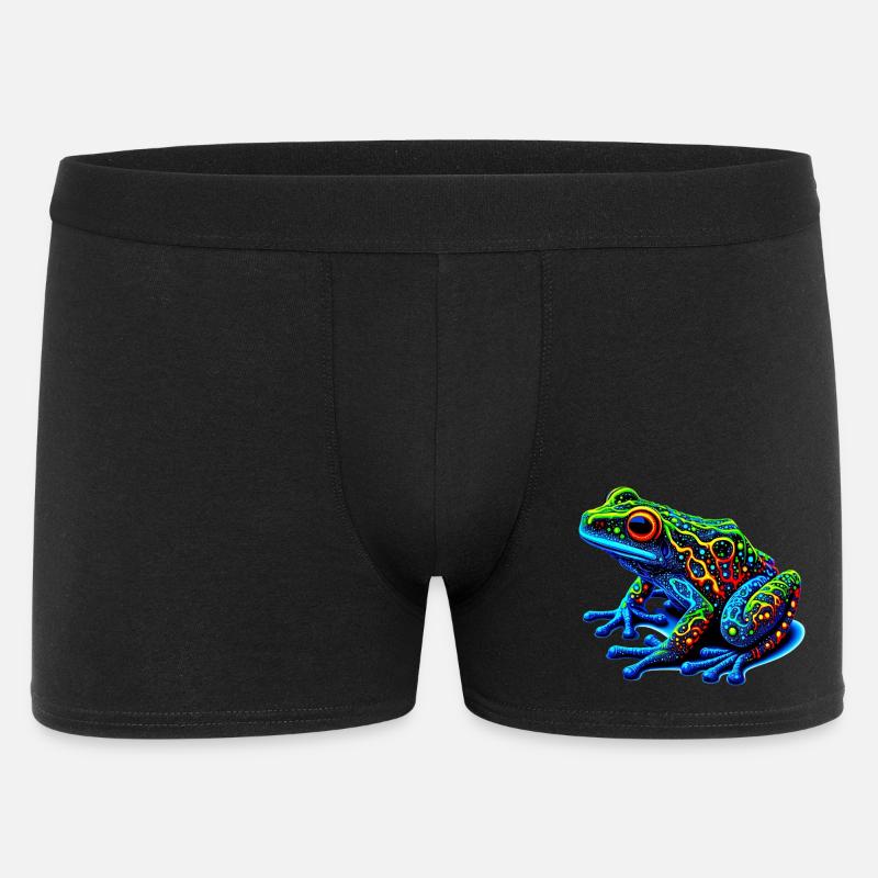 Frosch - Männer Boxer Shorts - Schwarz