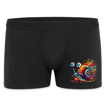 Escargot - Boxer Homme - noir - Devant