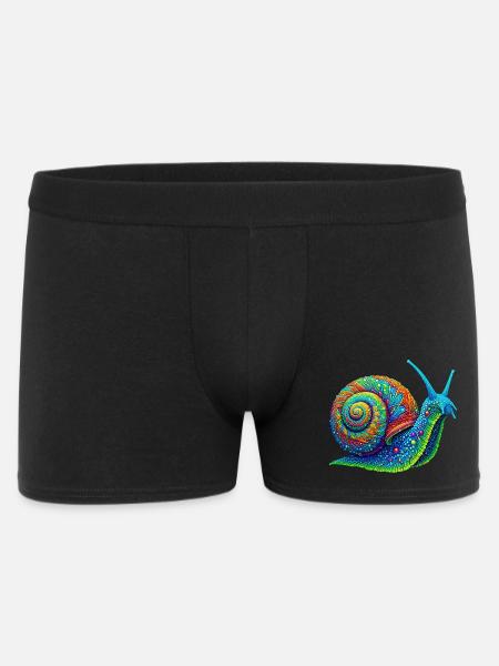 Escargot - Boxer Homme - noir