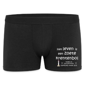 Egmond aan zee, Bergen Pays-Bas Petits pains aux raisins secs - Boxer Homme - noir - Devant