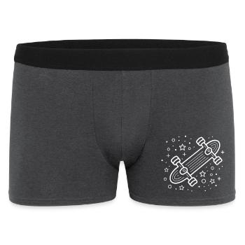 Skateboarding Comic - Men's Boxer Shorts - charcoal grey - Front