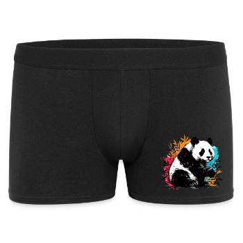 Panda - Boxer Homme - noir - Devant