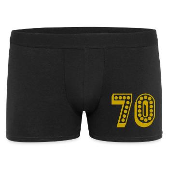 70. 70 YEARS. 70th ANNIVERSARY. 70 YEARS ANNIVERSARY. - Men's Boxer Shorts - black - Front