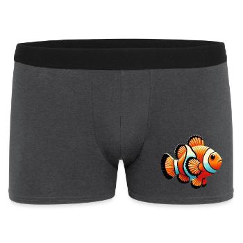 Clownfish - Men's Boxer Shorts - charcoal grey - Front