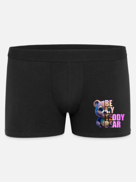 Be my Teddy Bear Design - Men's Boxer Shorts - black