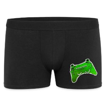 manette de bande dessinée verte avec texte GAME OVER - Boxer Homme - noir - Devant