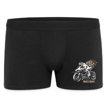 Motorcycle Racing - Raceday Superbike Racing - Men's Boxer Shorts - black - Front