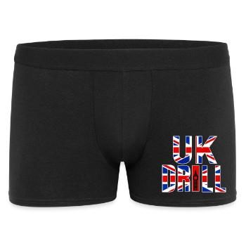 BOHRMASCHINE GROSSBRITANNIEN - Männer Boxer Shorts - Schwarz - Vorne