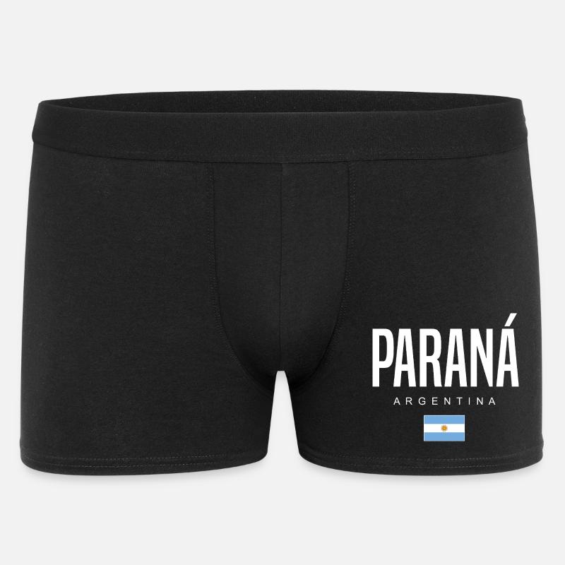 Paraná Argentinien Argentinier - Männer Boxer Shorts - Schwarz