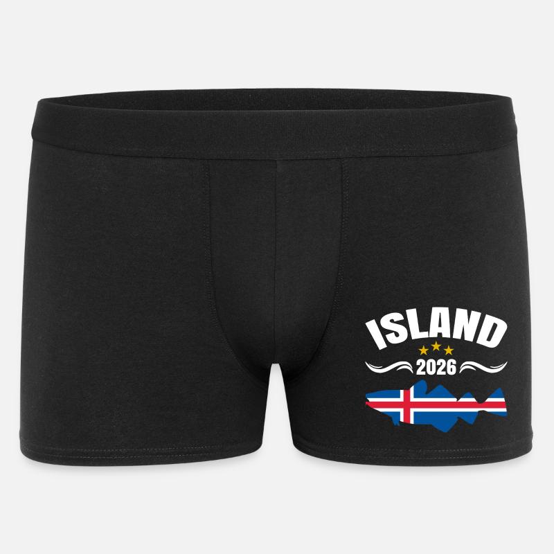 Vacances de pêche Islande 2026 - Boxer Homme - noir