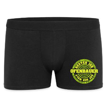 Constructeur de poêles comme métier - Boxer Homme - noir - Devant