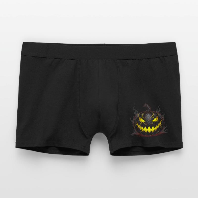 Evil Lightning Pumpkin Men's Boxer Shorts