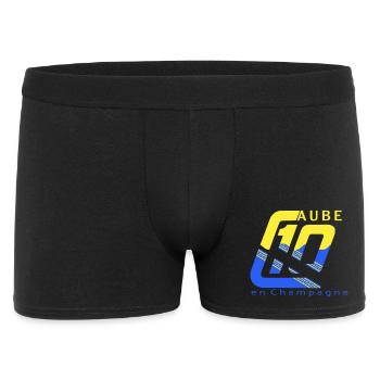 Logo 10 Aube - Boxer Homme - noir - Devant