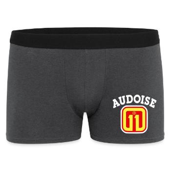 Logo Audoise 11 - Boxer Homme - charbon - Devant