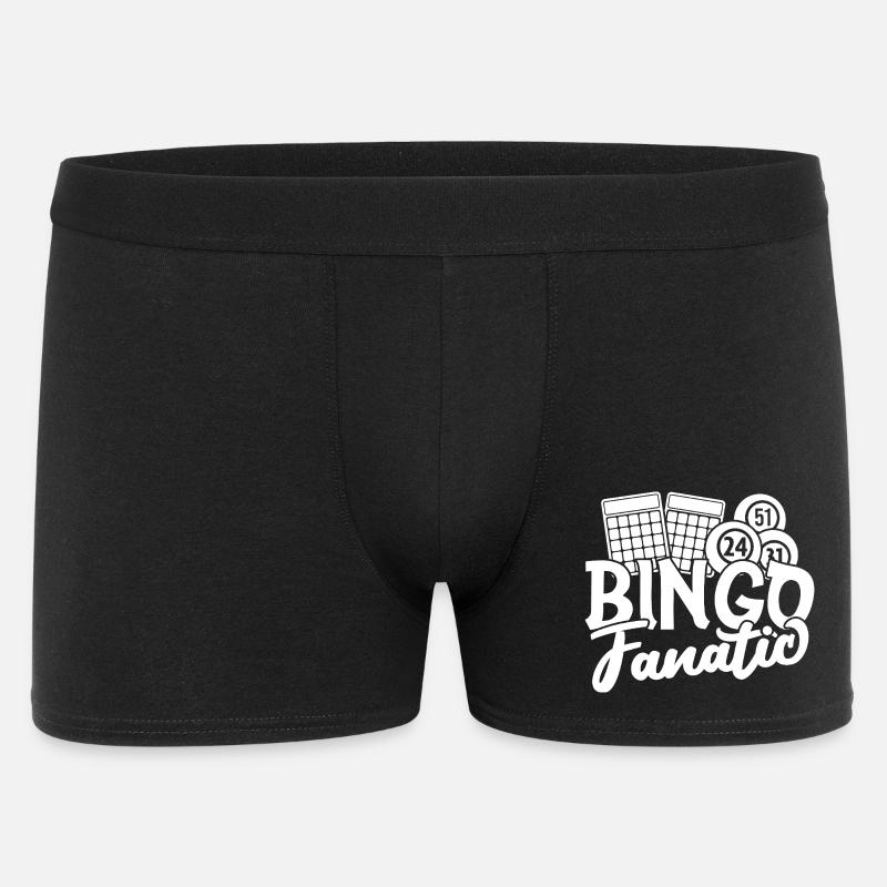 Bingo Player Fanatic Bingo - Männer Boxer Shorts - Schwarz