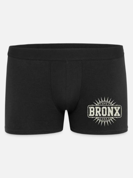 Bronx - New York Souvenir Design - Men's Boxer Shorts - black