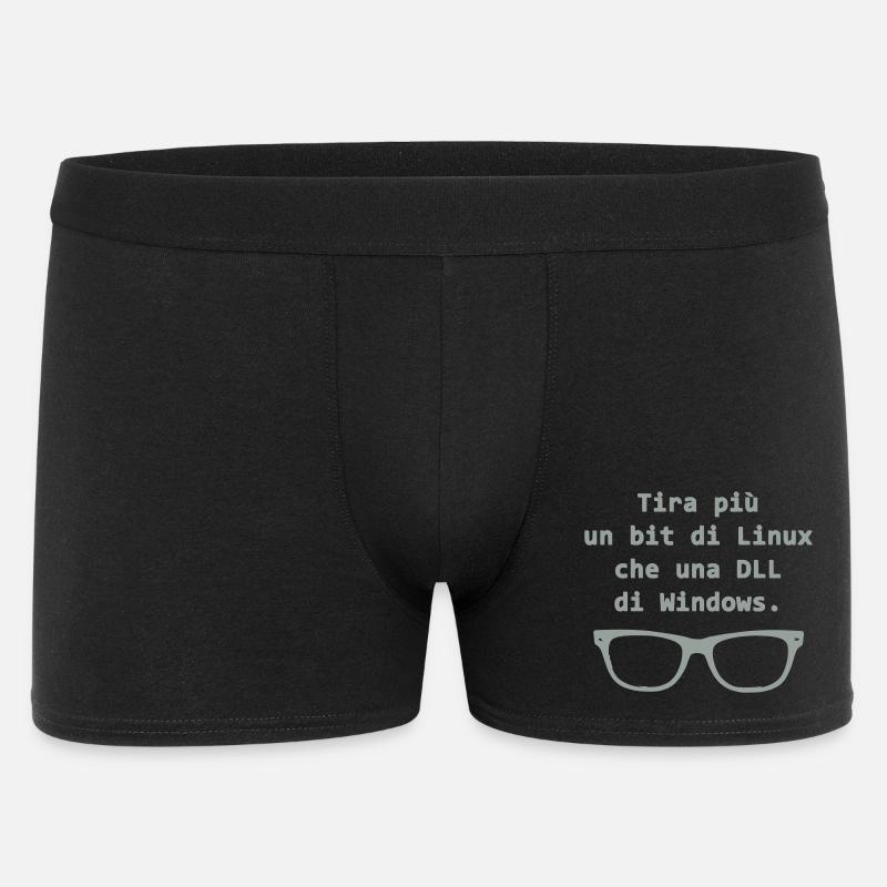 Linux - Boxer Homme - noir