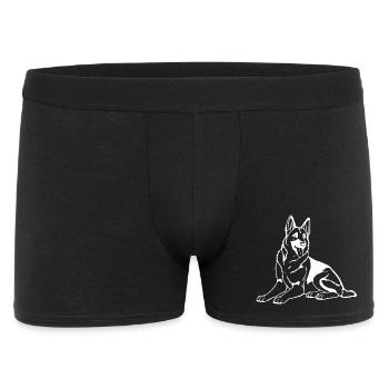Berger allemand T-shirt chien cadeau - Boxer Homme - noir - Devant