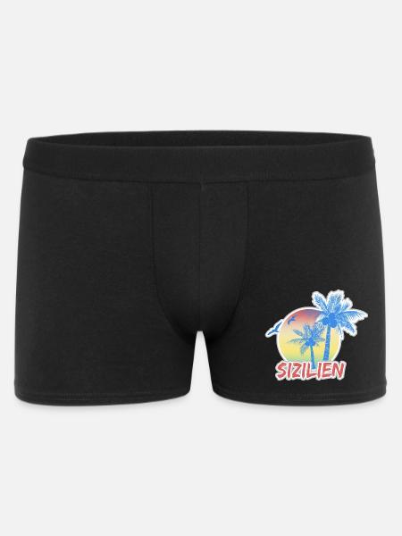 Sicily as a holiday - Men's Boxer Shorts - black